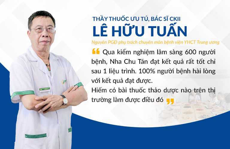 Bác sĩ Lê Hữu Tuấn đánh giá hiệu quả bài thuốc