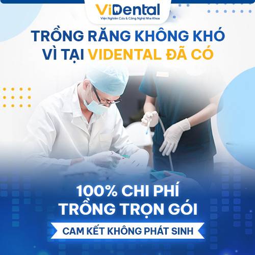 Chi phí trồng răng tối ưu nhất tại Trung Tâm ViDental Implant
