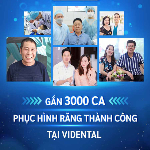 Hàng nghìn bệnh nhân phục hình răng thành công tại ViDental